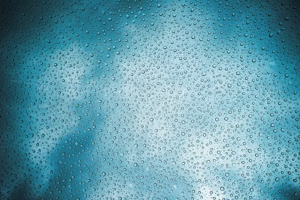Krople wody na szybie bardzo szczegółowe Użyj jako tła — Stockfoto