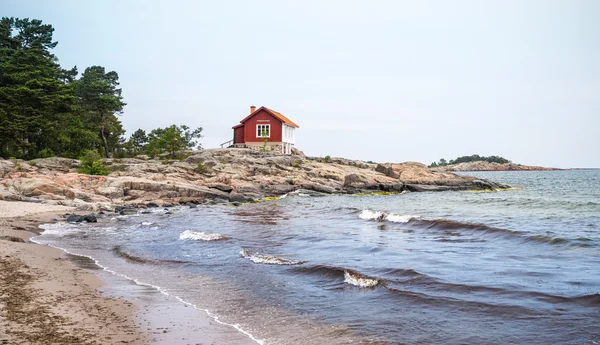 Albert Engströms hus vid kusten — Stockfoto