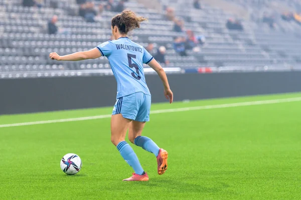 Stockholm Suède Février 2022 Match Amical Soccer Féminin Entre Djurgardens — Photo