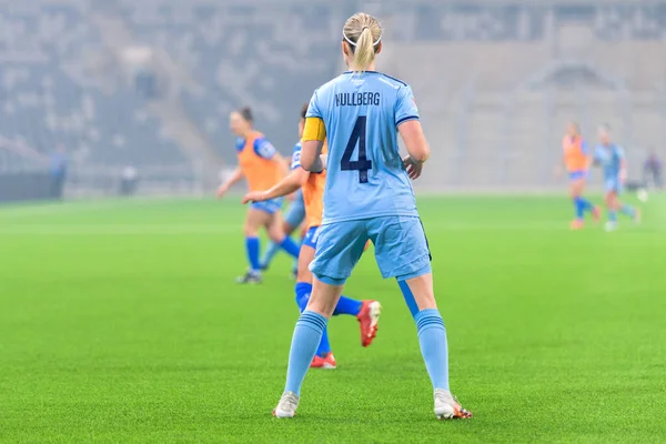 Stockholm Suède Février 2022 Match Amical Soccer Féminin Entre Djurgardens — Photo