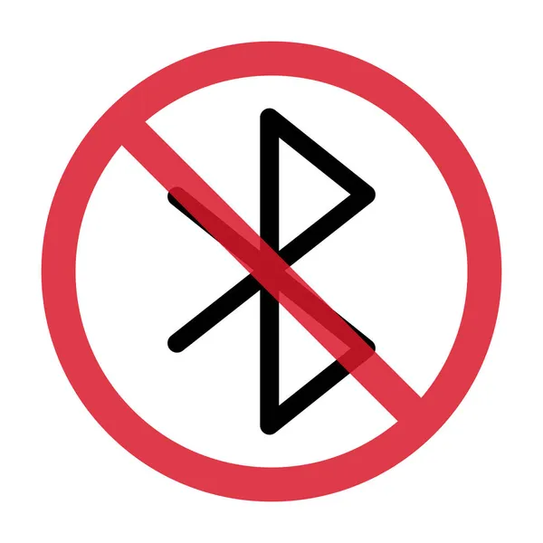 Ikona Technologii Bluetooth Symbol Połączenia Sieciowego Udostępnianie Danych Dla Telefonu — Wektor stockowy