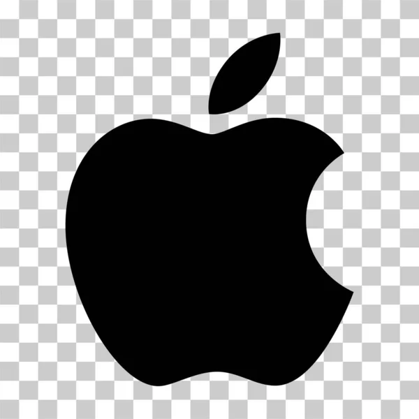 Humpolec Czech Republic April 2021 Apple Company Logo Button Web — Stock Vector