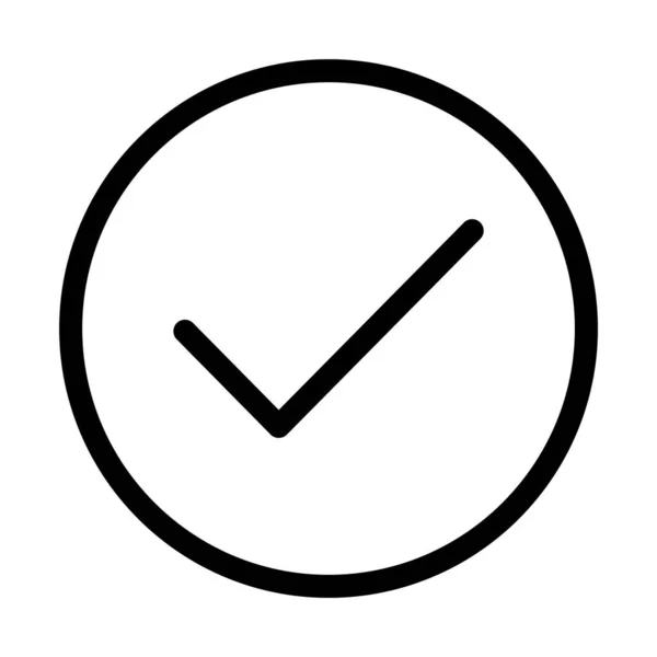 Позначка Значок Галочки Значок Успіху Векторні Ілюстрації Ізольовані Фоні Голосувати — стоковий вектор