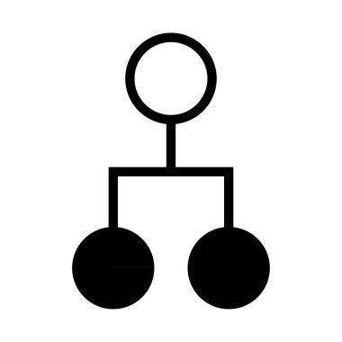 Örgüt simgesi, takım çalışması grubu, insanlar birlikte çalışıyor, ortaklık sembolü, vektör illüstrasyonu web sayfası için izole edilmiş .