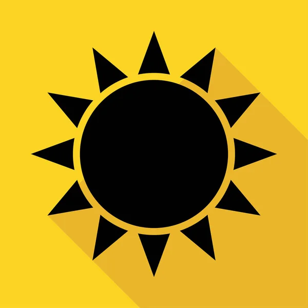 Sun Sunshine Icon Symbol Design Travel Beach Holiday Sign Abstarct — Stock Vector