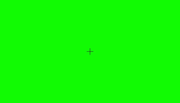 Зеленый Экран Пустой Фон Пустой Цифровой Шаблон Видео Макет Векторной — стоковый вектор