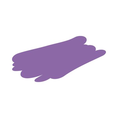 Vurgulama işareti simgesi, fırça element mürekkep sembolü, elle okşama, not vektör illüstrasyonu .