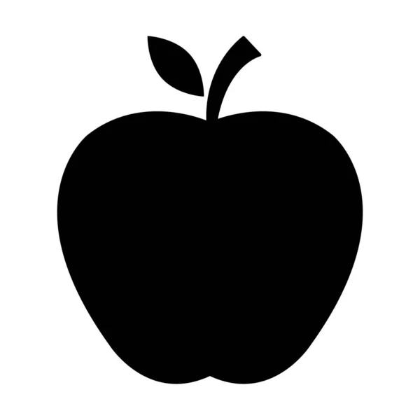 Значок Apple Здоровий Сирий Символ Солодкі Фрукти Ніг Векторний Дизайн — стоковий вектор