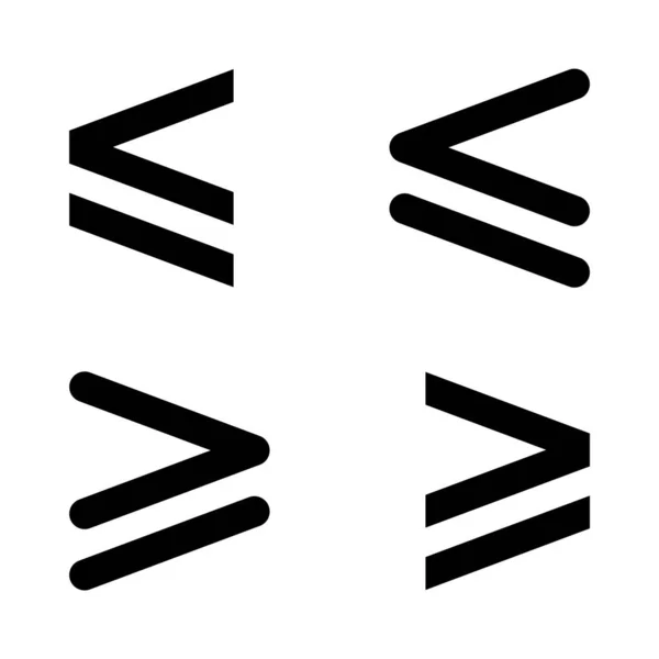 数学記号 教育数学アイコン ウェブ要素ベクトルイラストデザイン 金融記号以上のセット — ストックベクタ