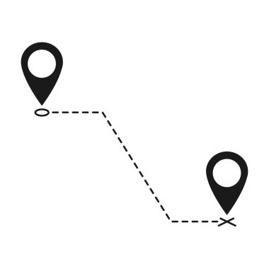 Vektör simgesi, sembol taşınan duyuru tasarım resmi beyaz arkaplanda izole edildi .