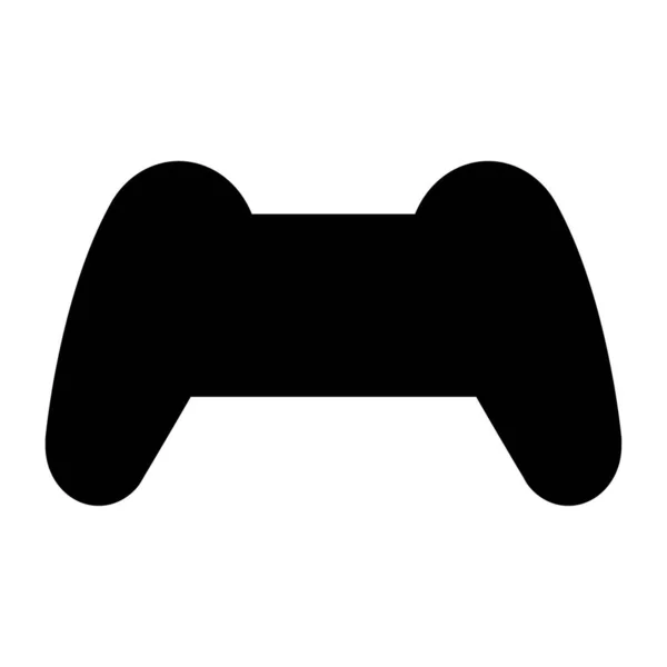 Console Gaming Gamepad Icon Joystick Gadget Tecnologia Botão Vetor Ilustração — Vetor de Stock