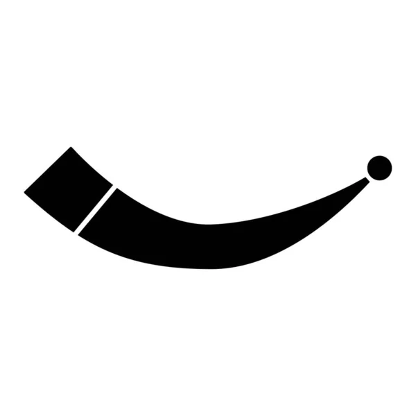 Вікінг Питний Ріг Значок Традиційний Символ Прикраси Культури Ретро Обладнання — стоковий вектор
