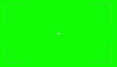 Yeşil ekran boş arkaplan, boş dijital video şablon modelleme vektör resimlemesi .