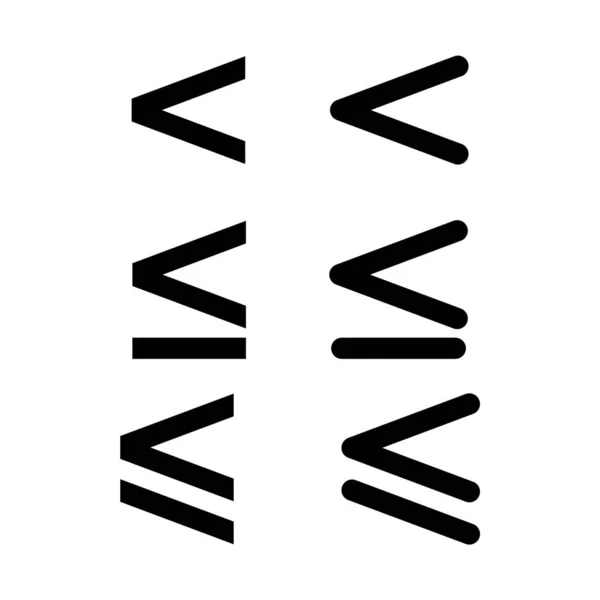 数学の記号 教育数学のアイコン ウェブ要素のベクトル図のデザイン 金融記号未満のセット — ストックベクタ