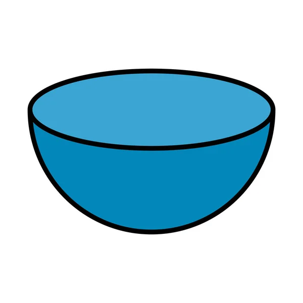 Εικονίδιο Μπολ Πινακίδα Τροφίμων Που Απομονώνονται Στο Παρασκήνιο Διανυσματική Απεικόνιση — Διανυσματικό Αρχείο