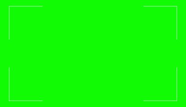 Yeşil ekran boş arkaplan, boş dijital video şablon modelleme vektör resimlemesi .