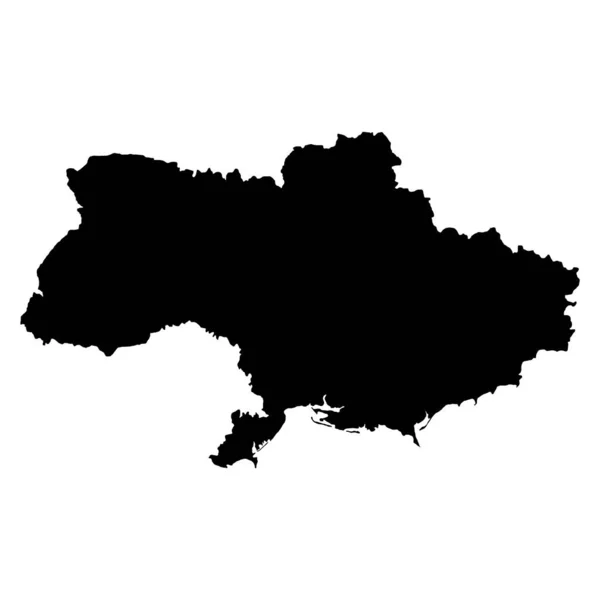 ウクライナ地図アイコン 地理空白のコンセプト 孤立したグラフィック背景ベクトルイラスト — ストックベクタ