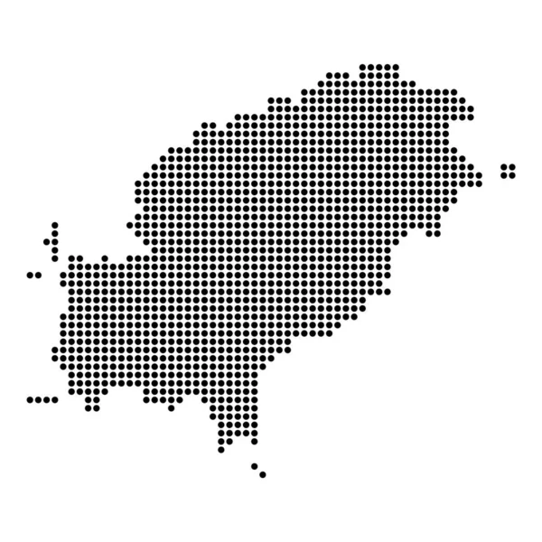 Карта Острова Ибица Плоский Знак Испанского Региона Векторная Иллюстрация Веб — стоковый вектор