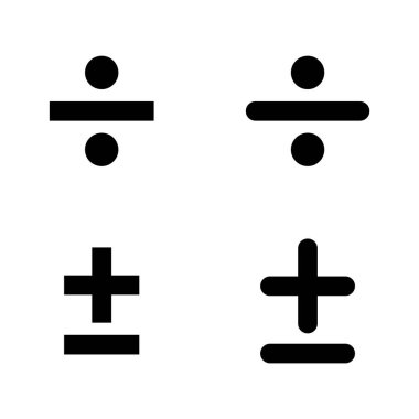 Matematik, matematik, eğitim, matematik, web element vektör illüstrasyon tasarımı, finans işareti kümesi .