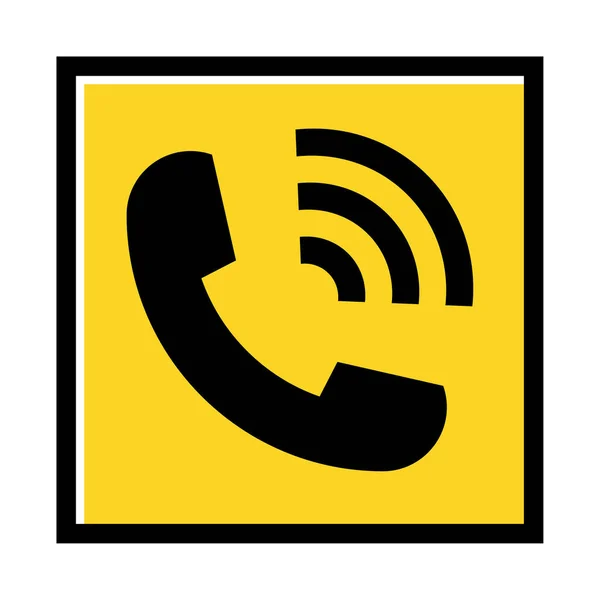 Символ Мобільного Телефону Кнопка Значка Смартфона Чат Веб Інтернет Язок — стоковий вектор