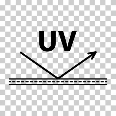 Güneş koruma faktörü simgesi, UV radyasyon bloğu sembolü, güneş cilt vektör illüstrasyonunu korur .