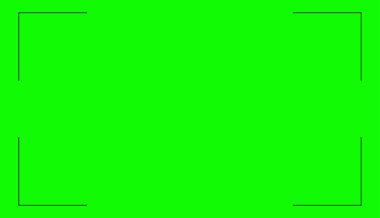 Yeşil ekran boş arkaplan, boş dijital video şablon modelleme vektör resimlemesi .