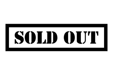 Satılmış pul sembolü, etiket etiketi işaret düğmesi, metin sancak vektör illüstrasyonu .