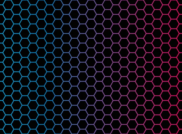 Hexagon Geometric Background Honeycomb Decorative Pattern Design Texture Vector Illustration — Stockvektor