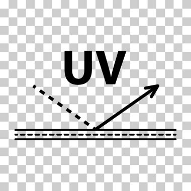 Güneş koruma faktörü simgesi, UV radyasyon bloğu sembolü, güneş cilt vektör illüstrasyonunu korur .