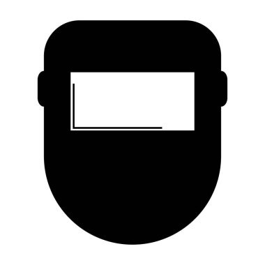 Kaynak teknolojisi simgesi, metal araç gereç sembolü, güvenli kaynak vektör çizimi .