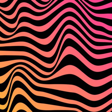 Dalgalı çizgi modern tasarım arka planı, ızgara soyut geometri şekil vektör çizimi .