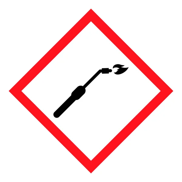 Icona Della Tecnologia Pericolo Saldatura Simbolo Dell Attrezzatura Utensili Metallo — Vettoriale Stock