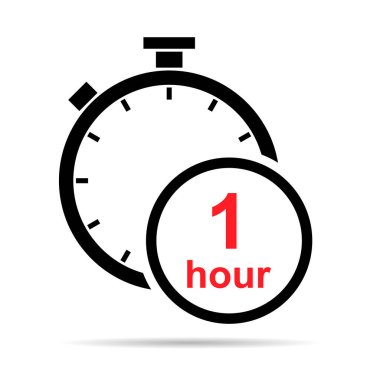 Zamanlayıcı spor ikonu gölgesi, kronometre dijital grafik sembolü, zaman dairesi çizim düğmesi. Dur ve ölçüyü başlat .