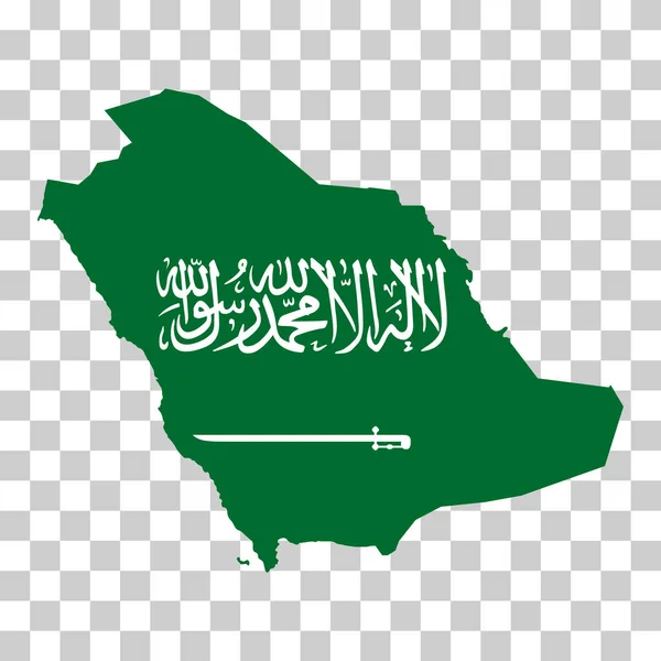 Saudi Arabia High Detailed Map Geography Graphic Icon Country Asia — 스톡 벡터