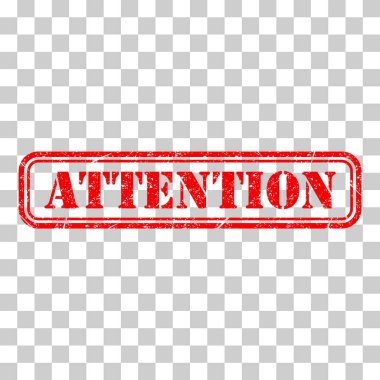 Dikkat pul sembolü, etiket etiketi işareti düğmesi, metin sancak vektör illüstrasyonu .