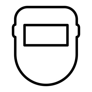 Kaynak teknolojisi simgesi, metal araç gereç sembolü, güvenli kaynak vektör çizimi .