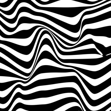 Dalgalı çizgi modern tasarım arka planı, ızgara soyut geometri şekil vektör çizimi .