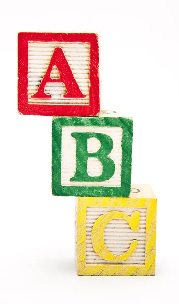 Letters Blocks — Stock Photo, Image