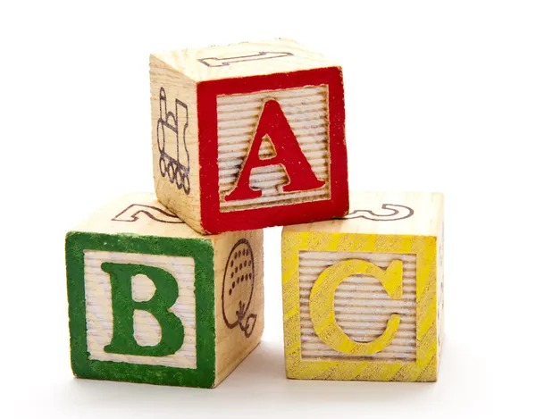 Blocchi ABC — Foto Stock