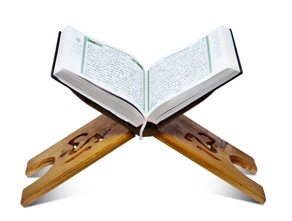 Otevřený stánek quran — Stock fotografie