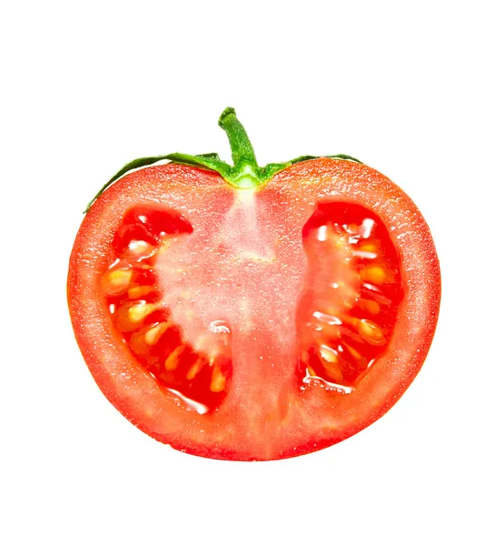 Kırmızı domates yarım — Stok fotoğraf