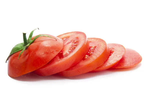 Taze domates dilimleri — Stok fotoğraf