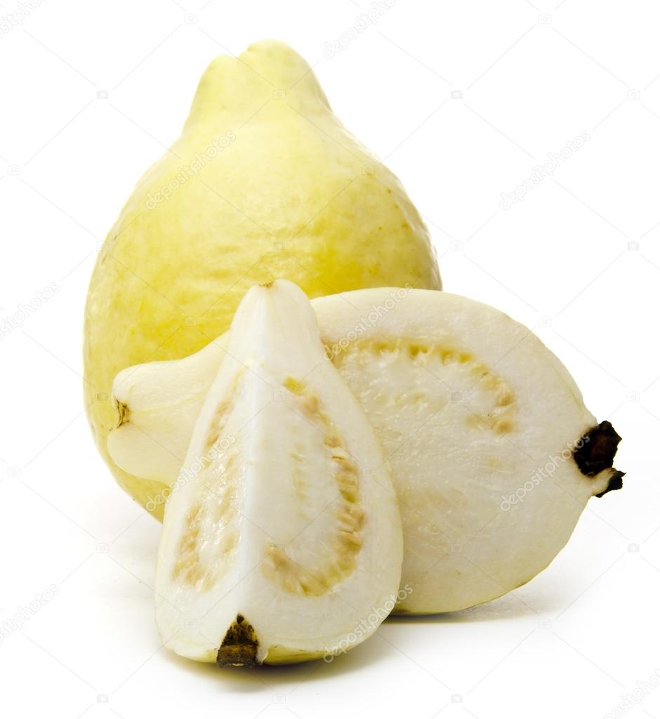 White Guava Full and Sliced