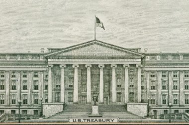 US Treasury Department Washington DC clipart