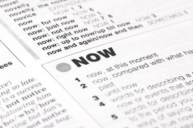 Sözlük şimdi tanımı