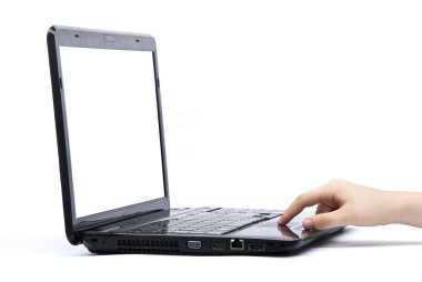 dizüstü touchpad kullanarak ele