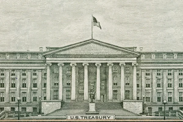 Oss finansdepartementet washington dc — Stockfoto