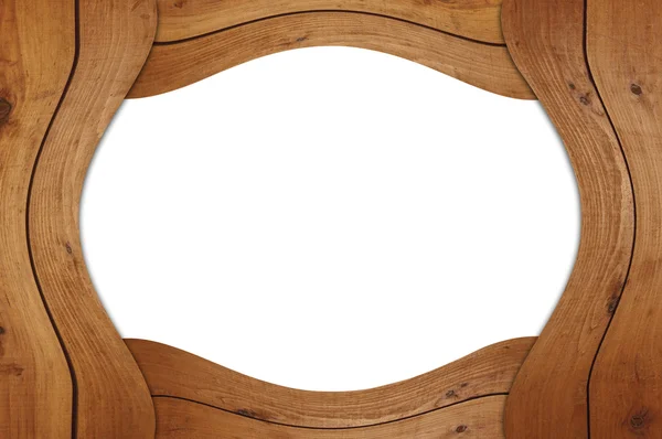 Leeg frame van hout — Stockfoto