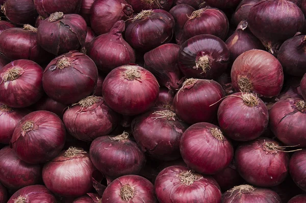 Textura de la cosecha de cebollas — Foto de Stock