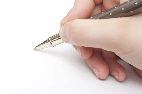 Signature with Pen — Stock Photo, Image